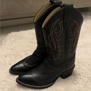 Cody James Vintage Black Western Kids Boots
